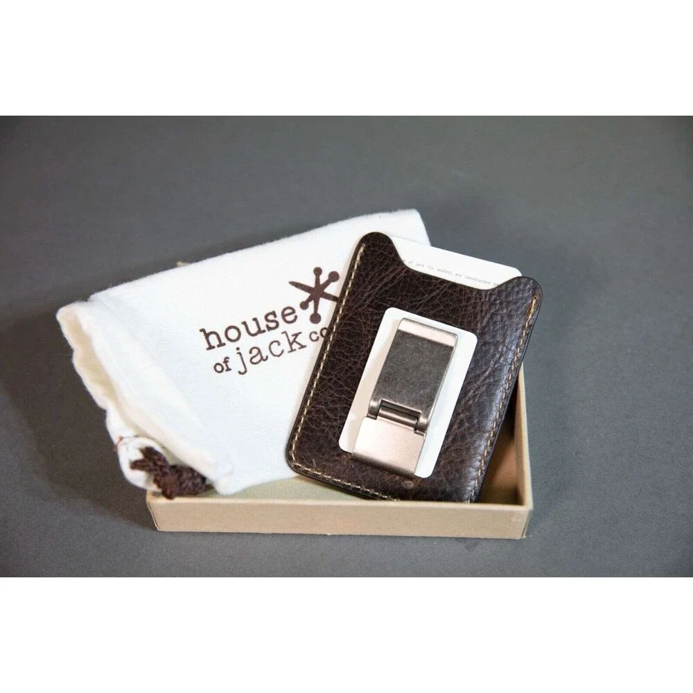 House of Jack Co Money Clip Wallet Card Holder Slim Front Pocket